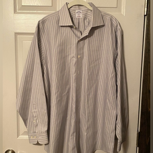 Brooks Brothers 346 Button Down Striped Shirt Men's sz 17-4/5‎